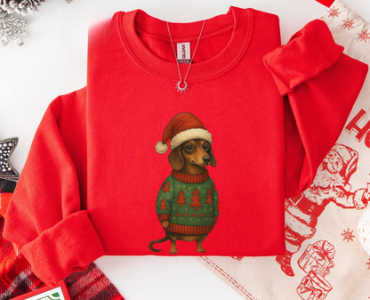 Dachshund Christmas Sweatshirt V5
