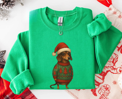 Dachshund Christmas Sweatshirt V5
