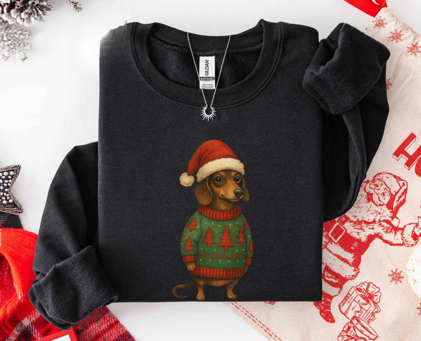 Dachshund Christmas Sweatshirt V5