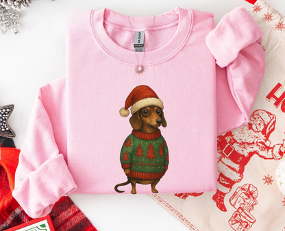Dachshund Christmas Sweatshirt V5