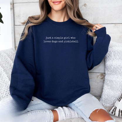Funny Dog And Pickleball Sweater