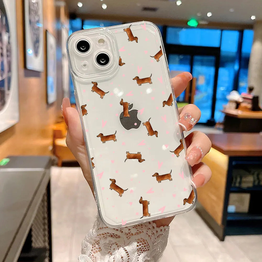 Cute Dachshund iPhone Case