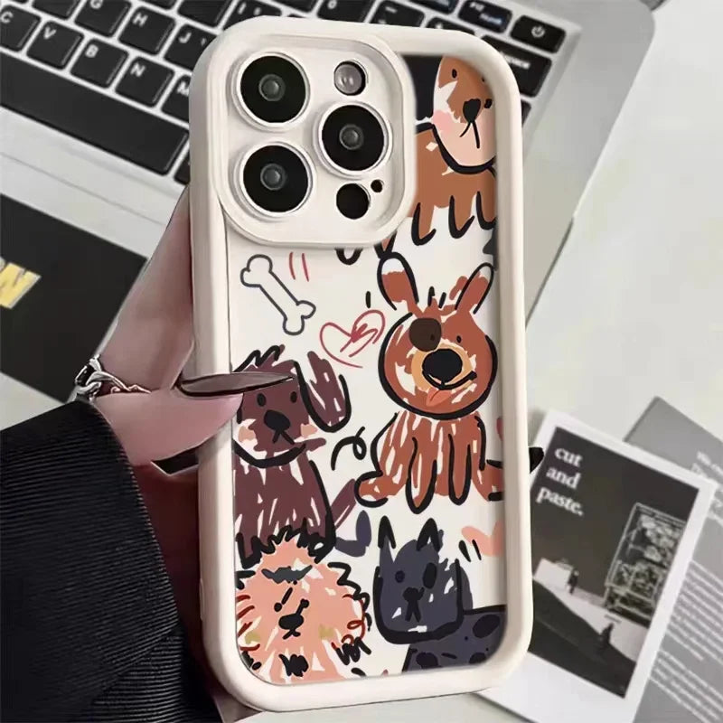 Graffiti Dog iPhone Case