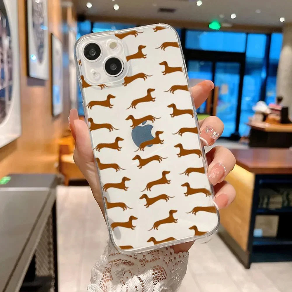 Dachshund Music iPhone Case