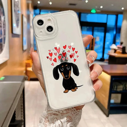Dachshund Music iPhone Case