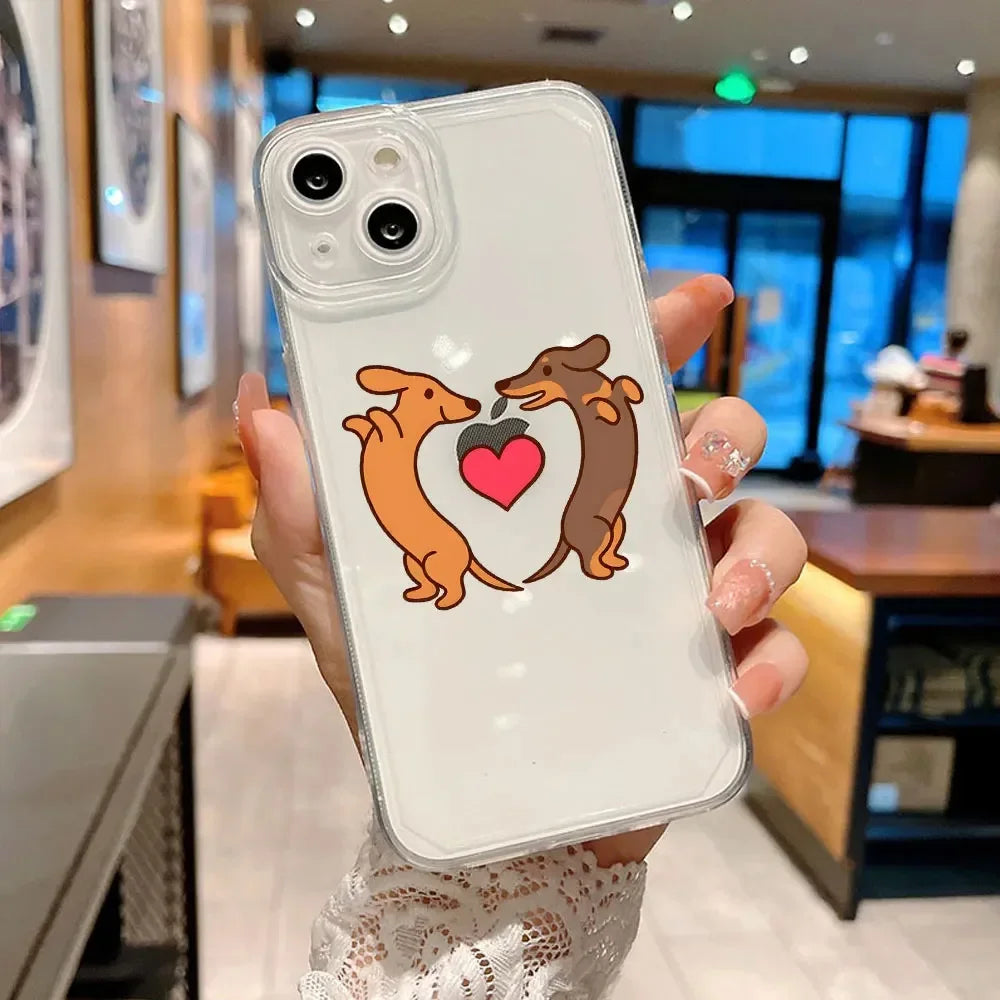 Dachshund Music iPhone Case
