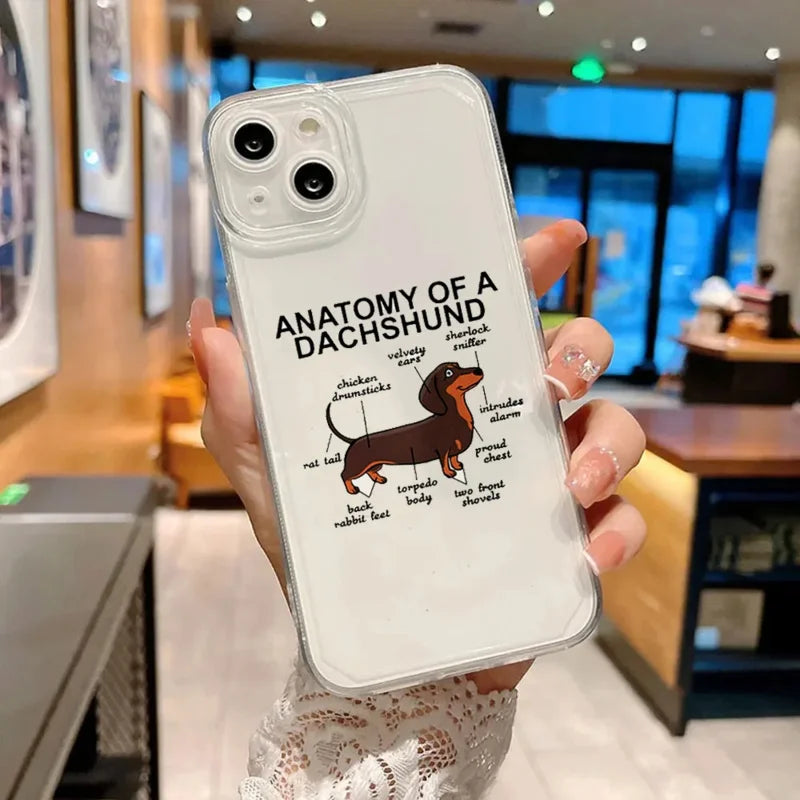 Dachshund Music iPhone Case
