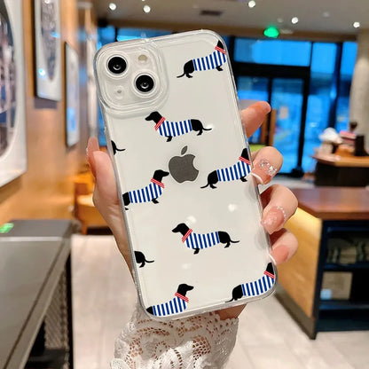 Dachshund Music iPhone Case