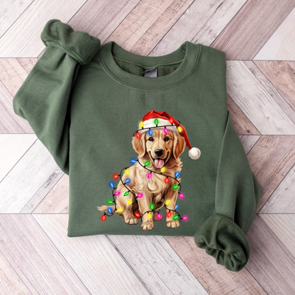 Golden Retriever Christmas Sweater