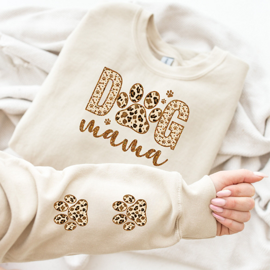 Leopard Dog Mama Sweatshirt