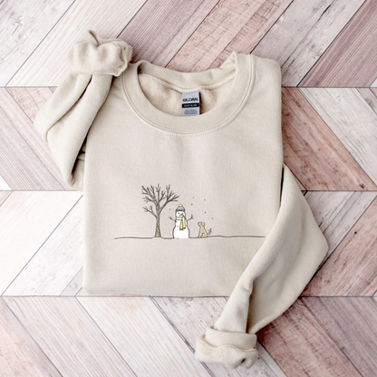 Dog Snowman Sweater