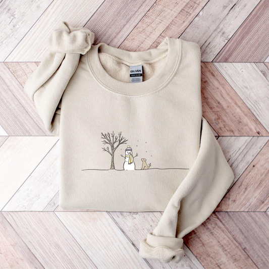 Dog Snowman Sweater