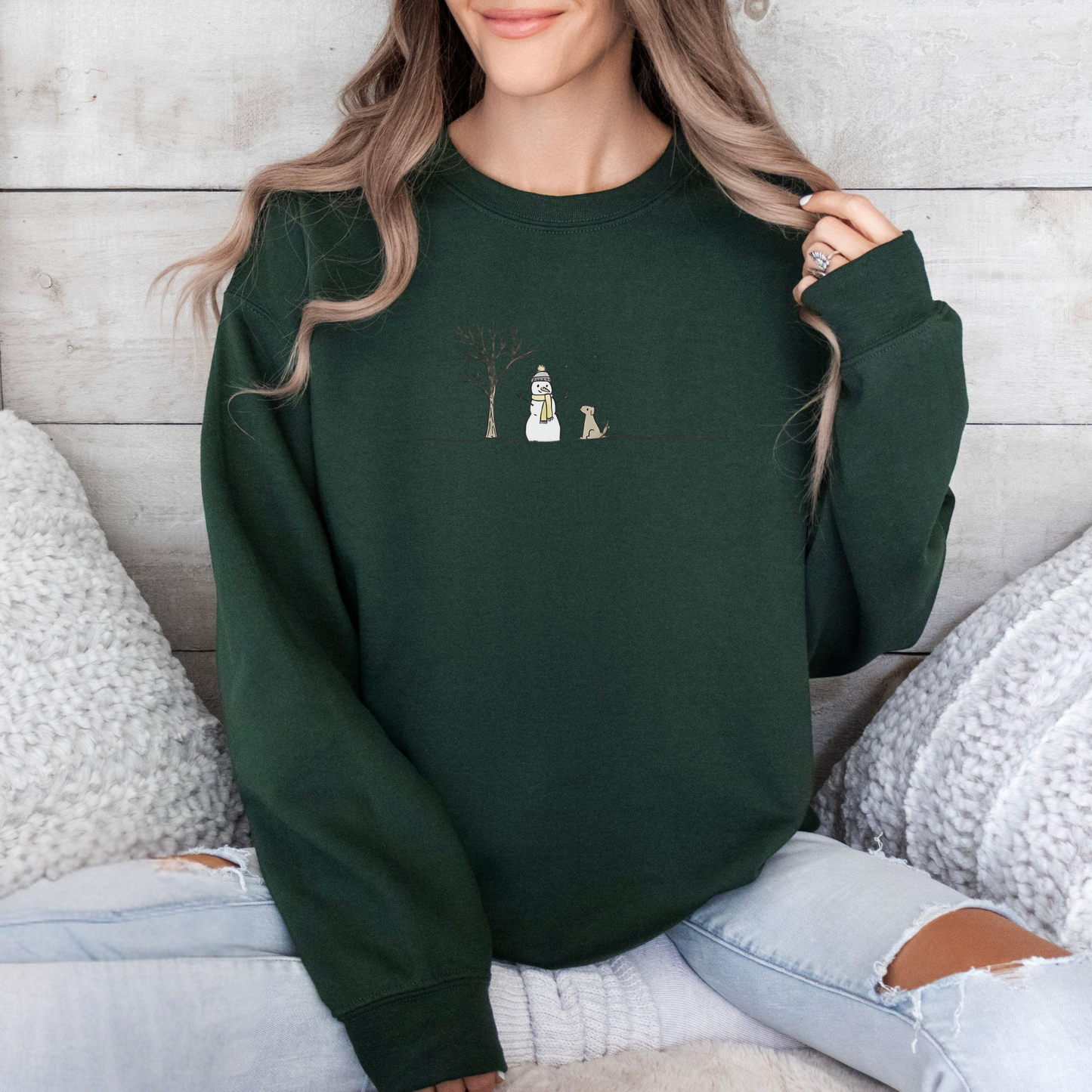 Dog Snowman Sweater