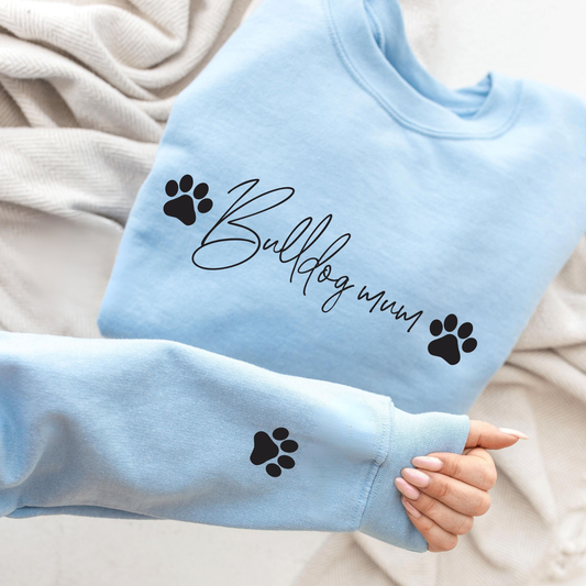 Bull Dog Mom Sweater