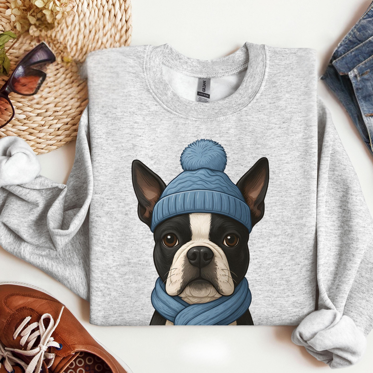 Winter Boston Terrier Sweater