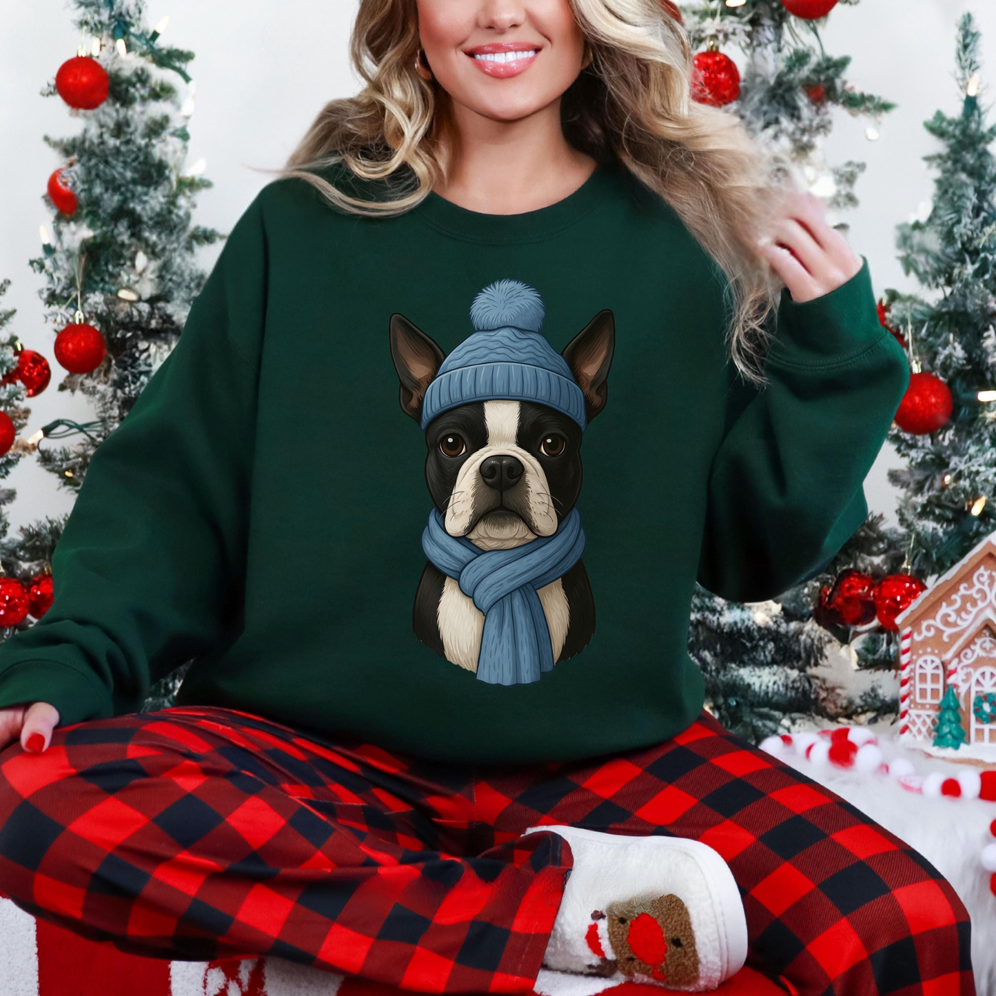 Winter Boston Terrier Sweater