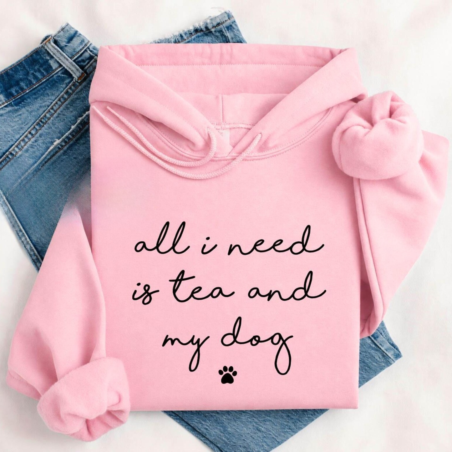 Tea & My Dog Hoodie