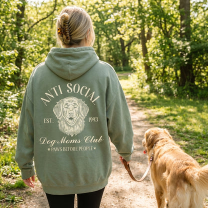 Anti Social Dog Mom Hoodie V3