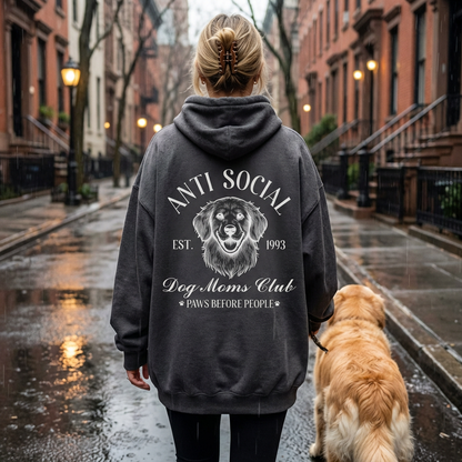 Anti Social Dog Mom Hoodie V3
