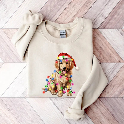 Golden Retriever Christmas Sweater