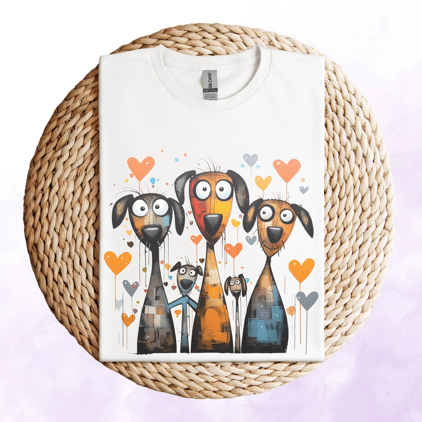 Cartoonish Dogs Tee