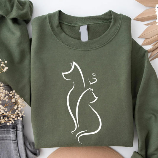 Cat Dog Lover Sweater