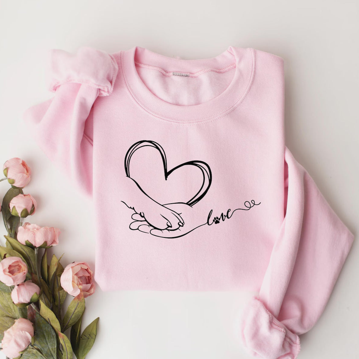 Hand Paw Love Sweater