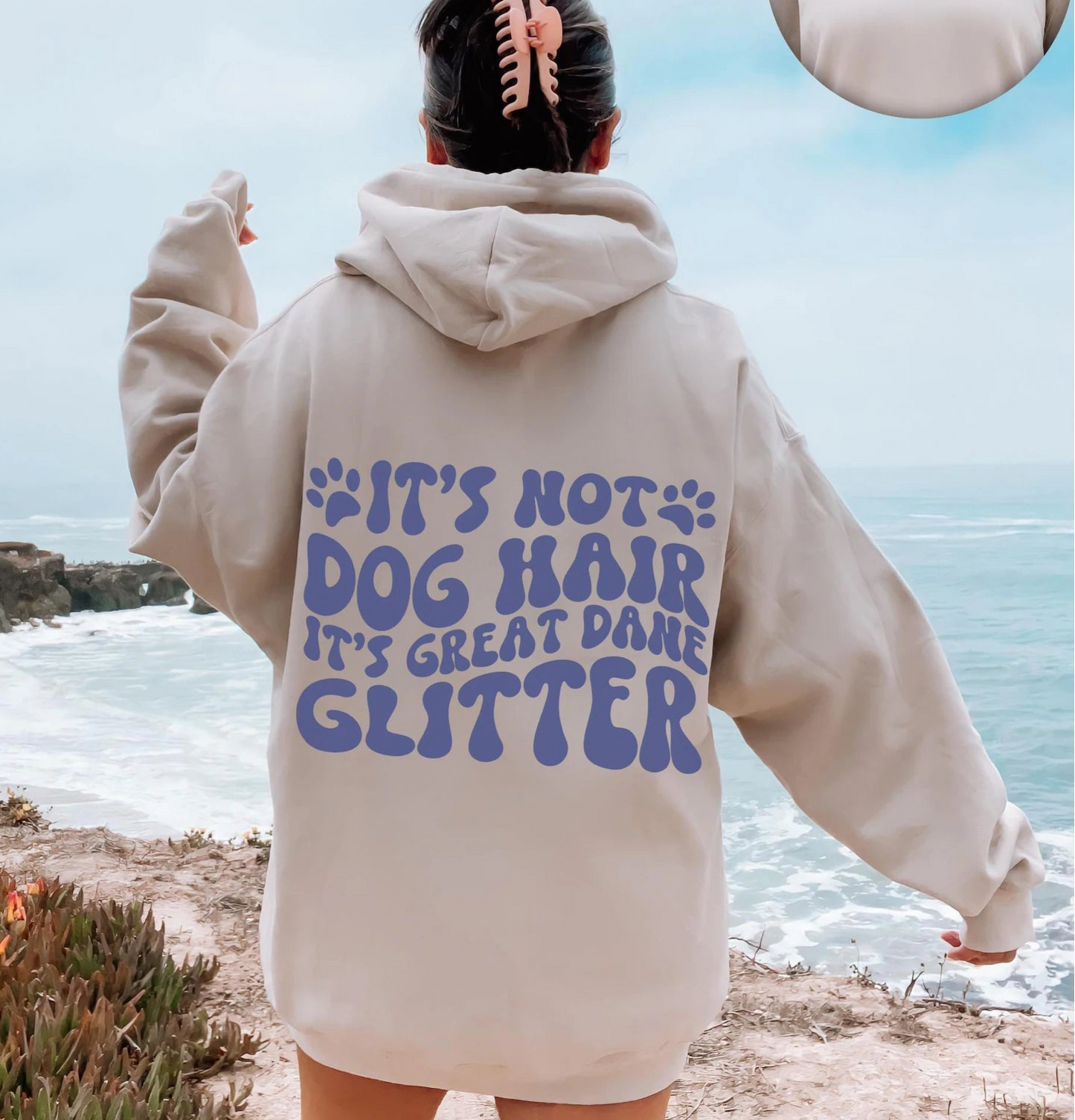 Great Dane Glitter Hoodie