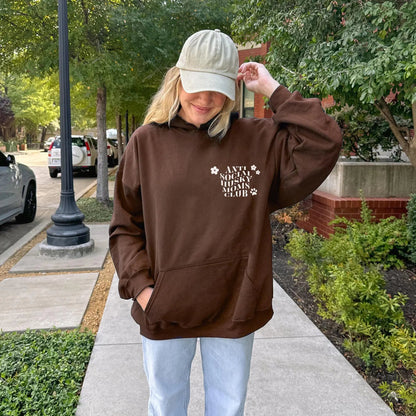 Antisocial Husky Mom Hoodie