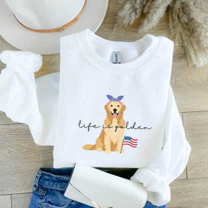 Life Is Golden USA Sweater