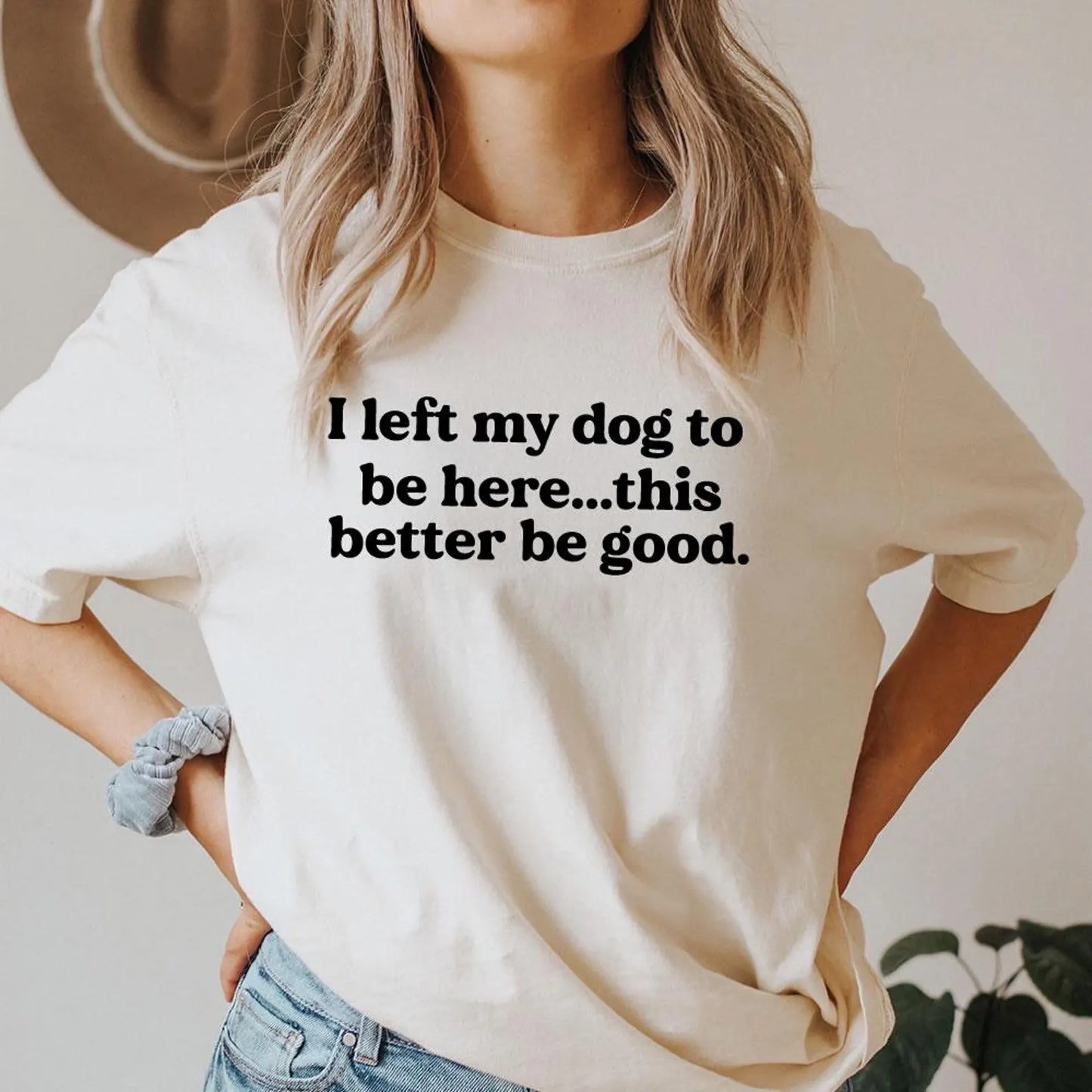 Left My Dogs Tee