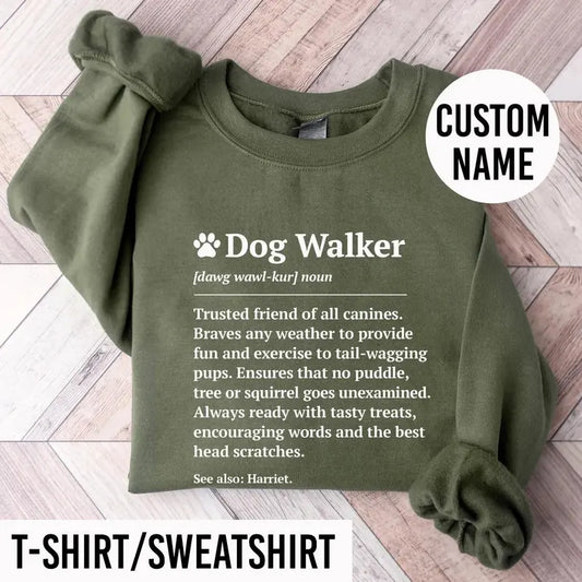 Dog Walker Definition Sweatshirt