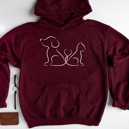 Dog Cat Lover Hoodie