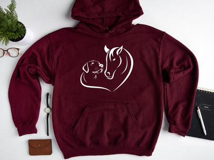 Dog Horse Lover Hoodie