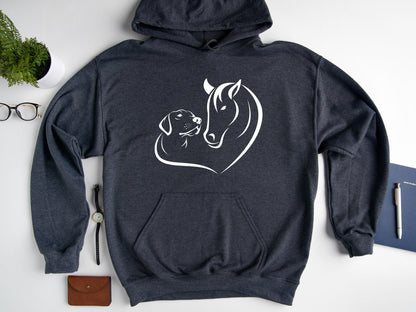 Dog Horse Lover Hoodie