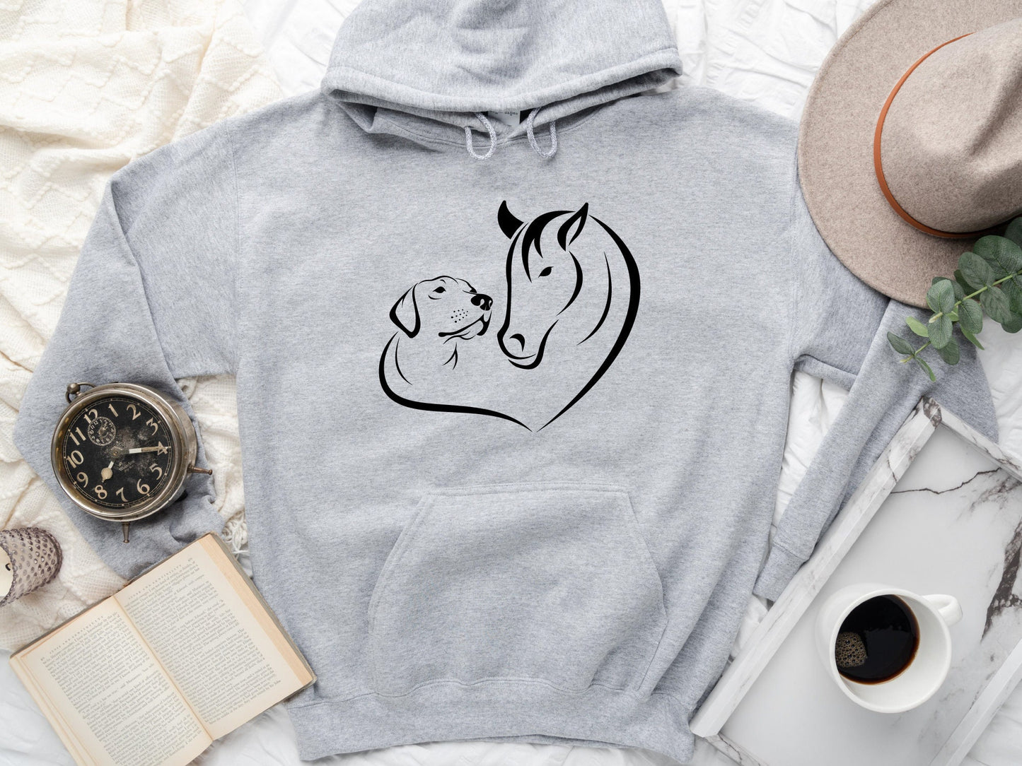 Dog Horse Lover Hoodie