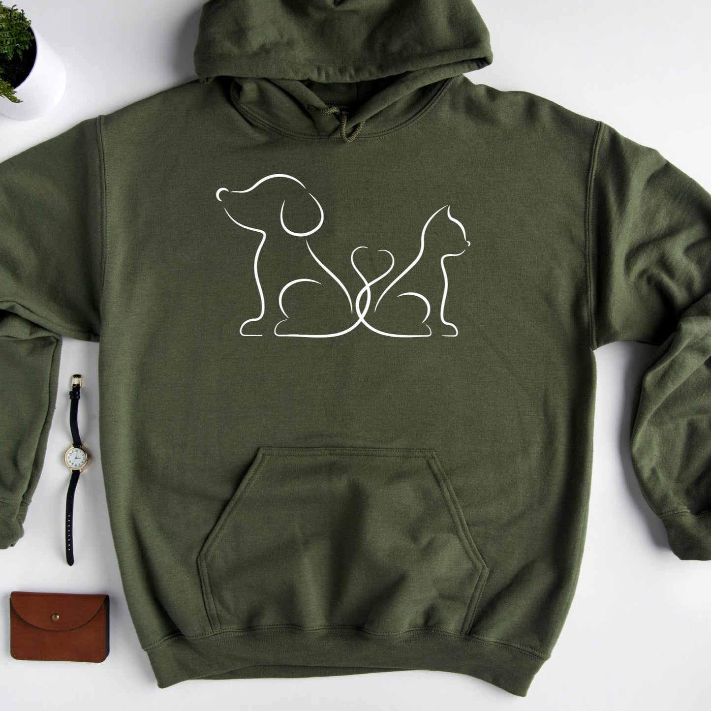 Dog Cat Lover Hoodie