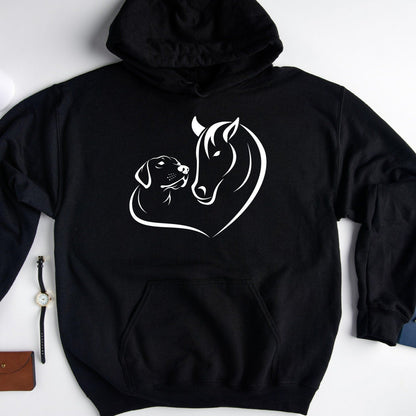 Dog Horse Lover Hoodie