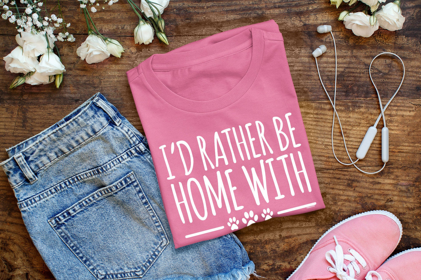 I'd Rather Be Home Tee V6