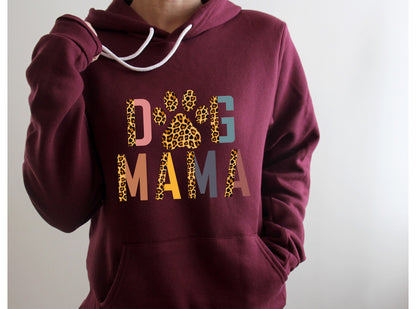 Dog Mama Paw Print Hoodie