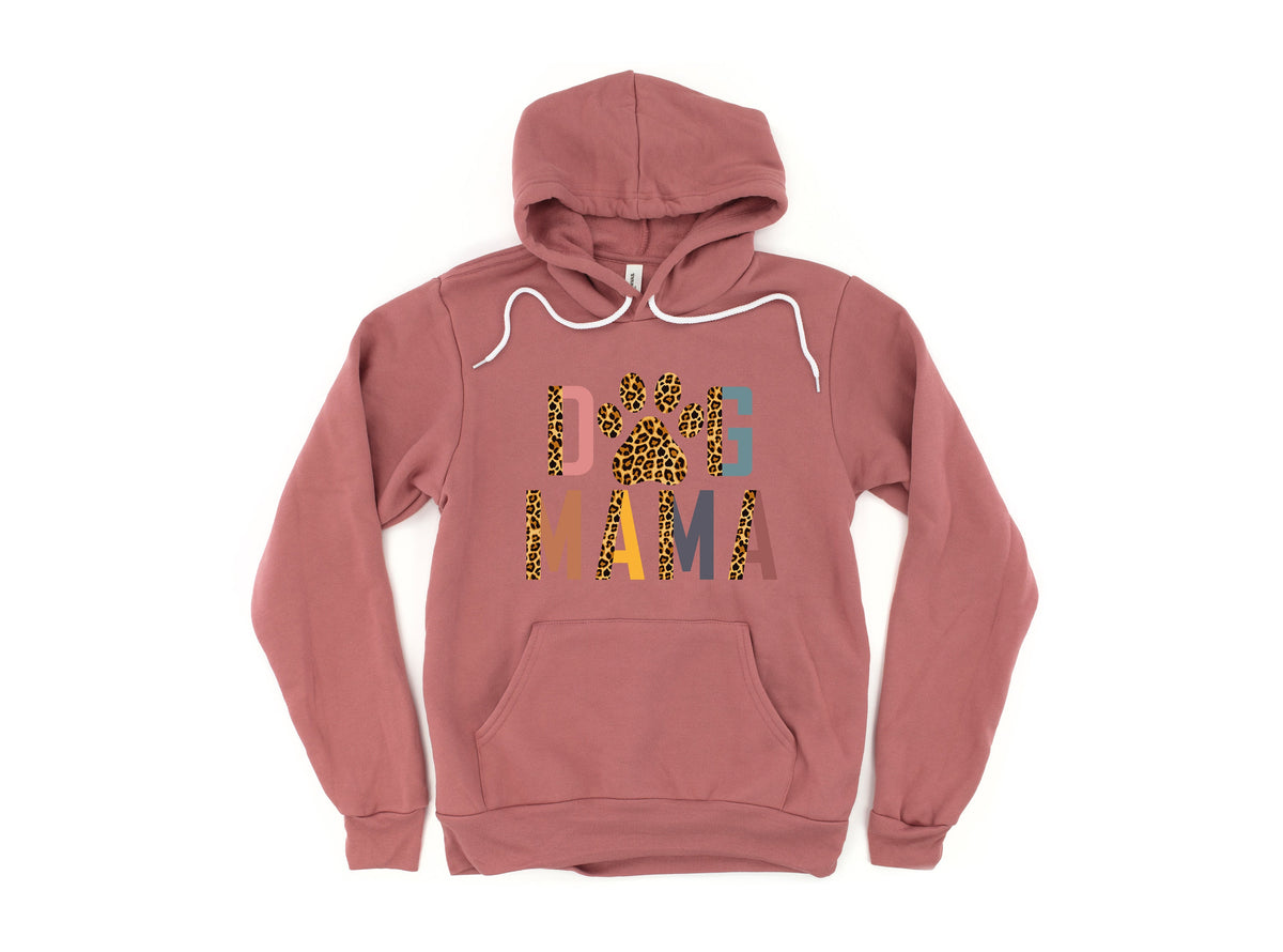 Dog Mama Paw Print Hoodie