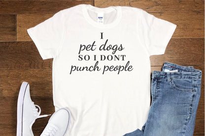 Pet Dogs Punch People Tee