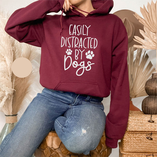 Easily Distracted By Dogs Hoodie V12