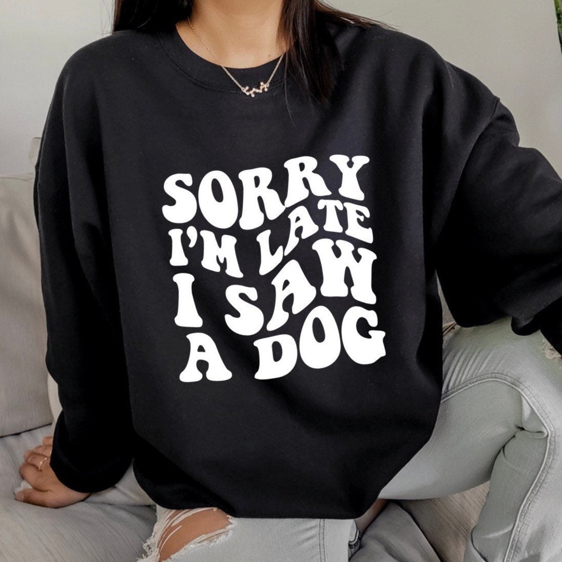 I Saw A Dog Sweater V3