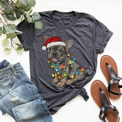 French Bulldog Christmas T-Shirt