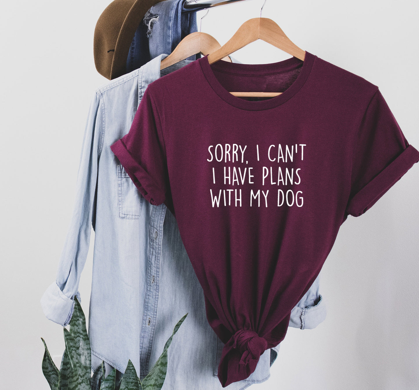 Sorry I Can't I Have Plans Tee