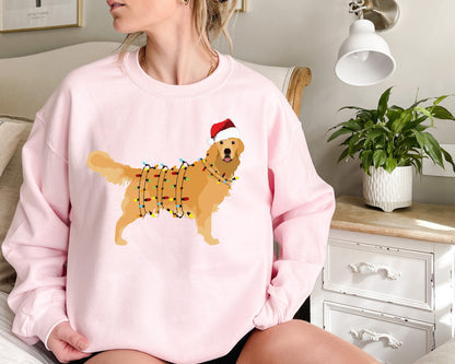 Christmas Golden Retriever Sweater V2