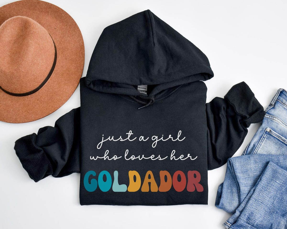 Goldador Dog Retro Hoodie