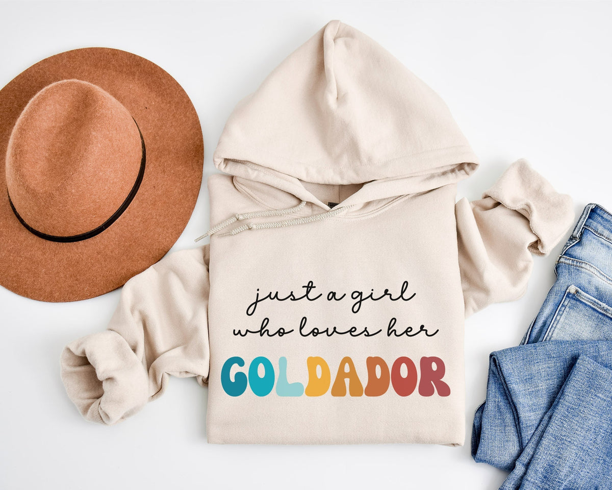 Goldador Dog Retro Hoodie