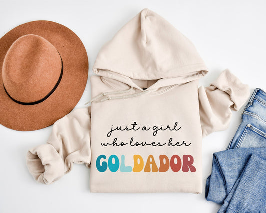 Goldador Dog Retro Hoodie